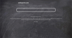 Desktop Screenshot of ondeapostar.com